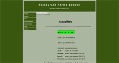 Desktop Screenshot of fermebodson.be